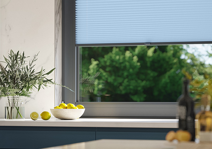 Solaris, Cornflower - Clip Fit Pleated Blind - Image 5